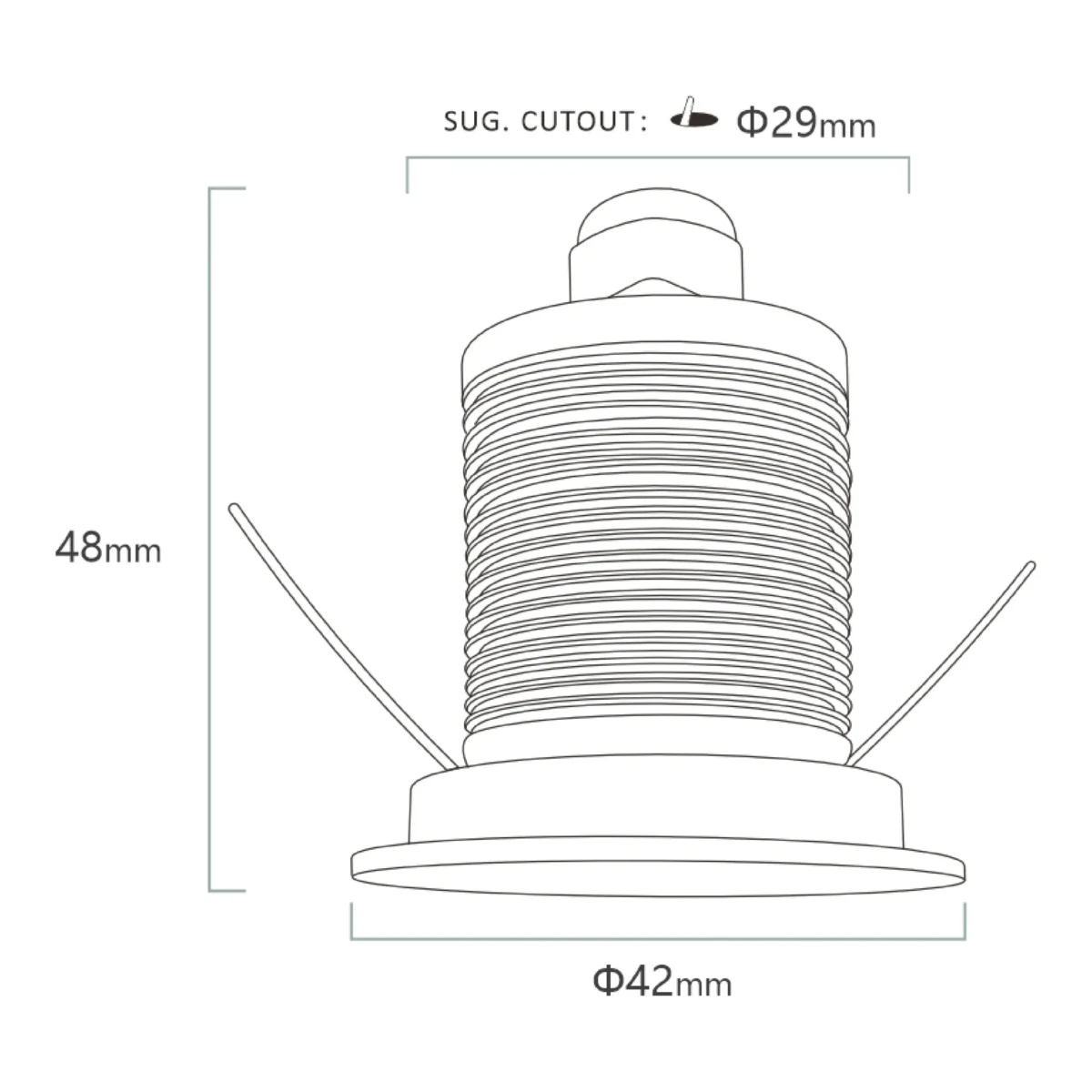 SABER-Step Light-Line drawing