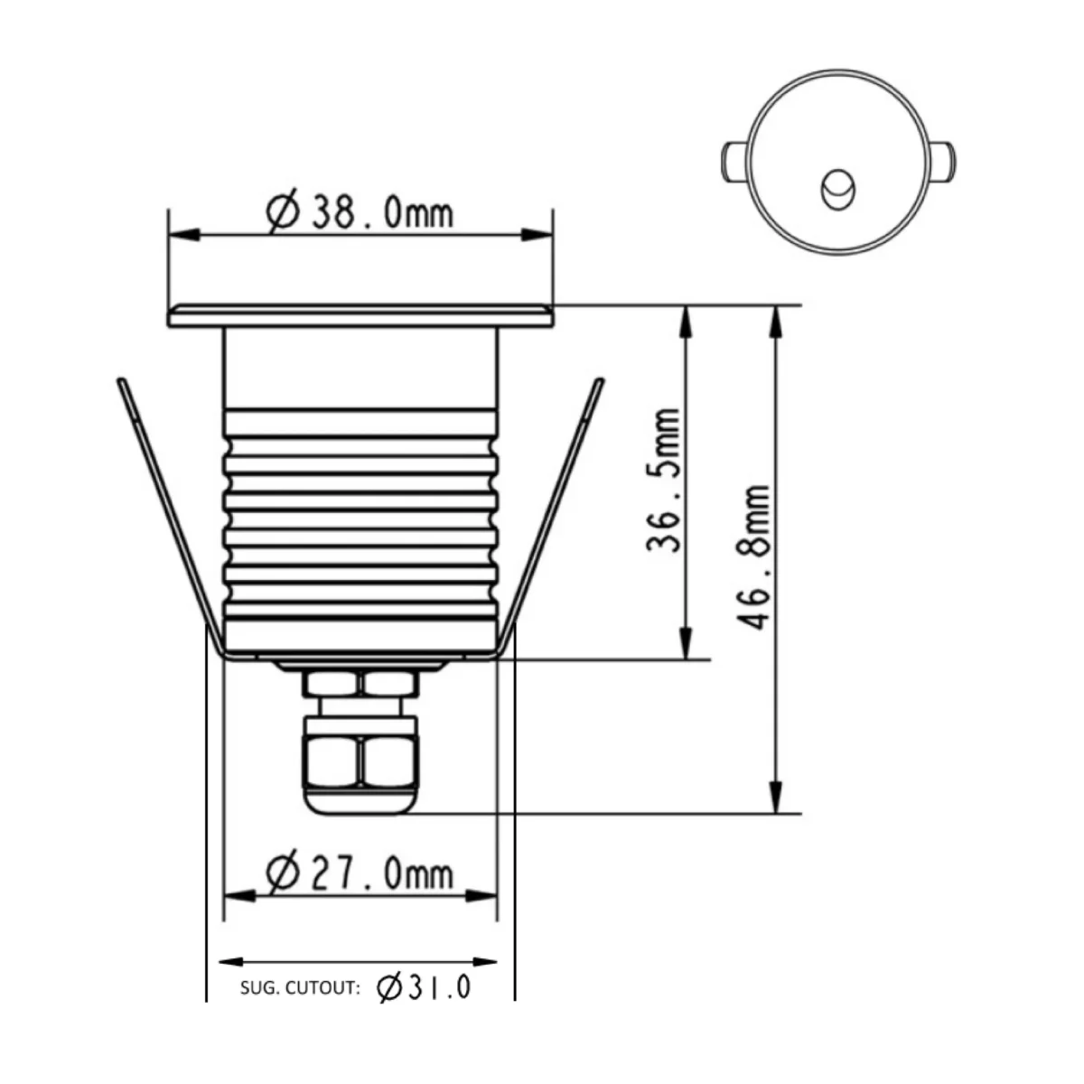 SIP-Step Light-Line drawing