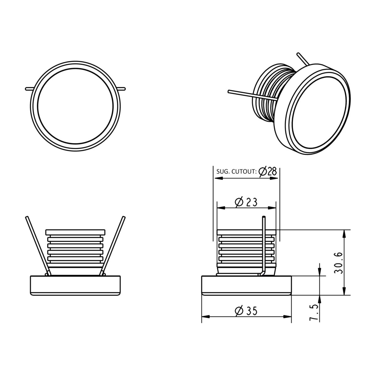 SILO-Step Light-Line drawing