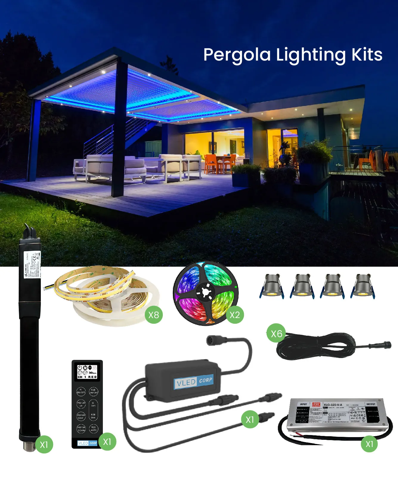 Pergola Lighting Kits