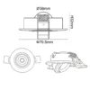 Dimple Line drawing new mini led spotlight