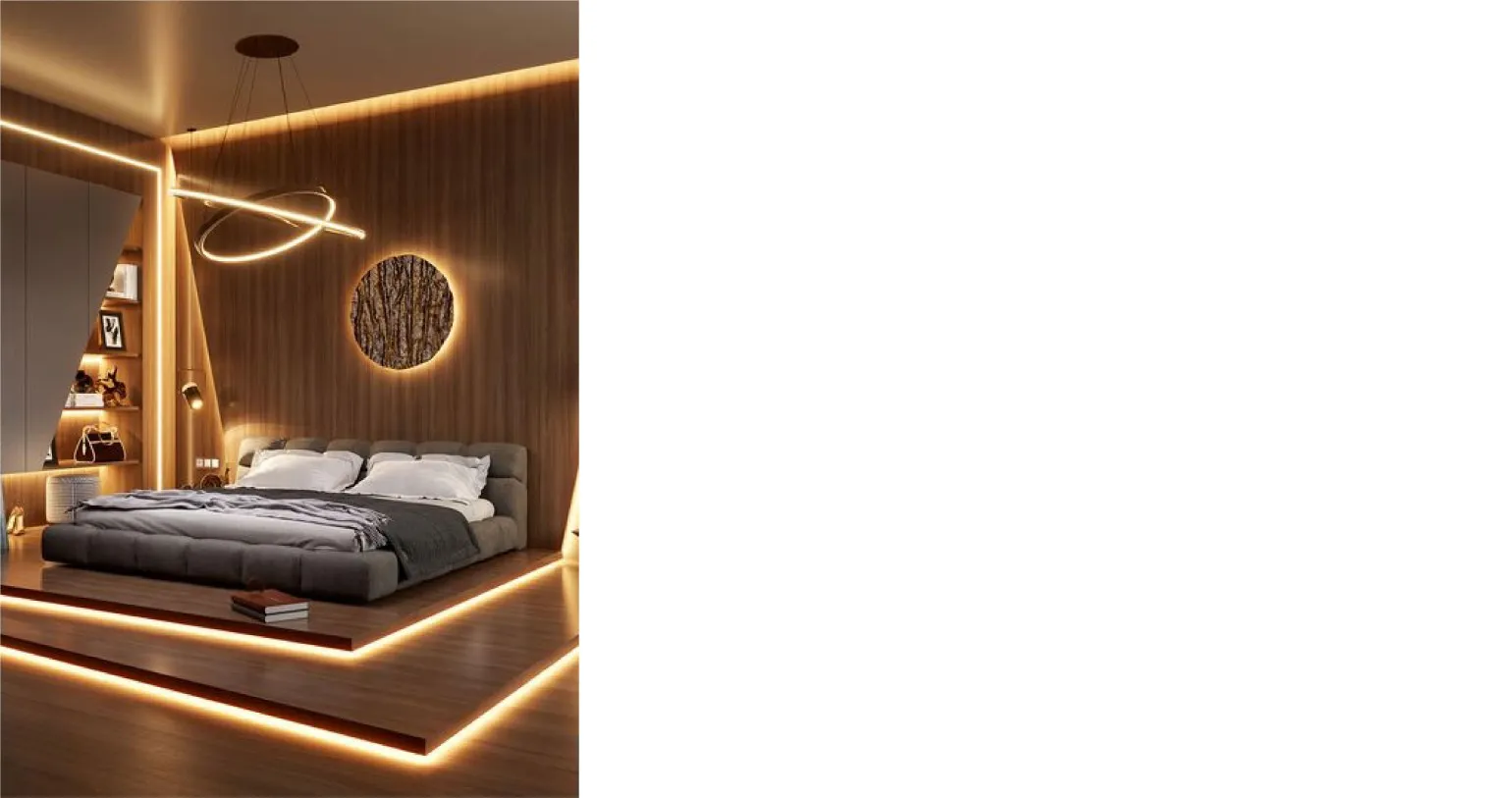 Background image of the light strip product